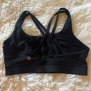 Lululemon gray tank AND black sports bra